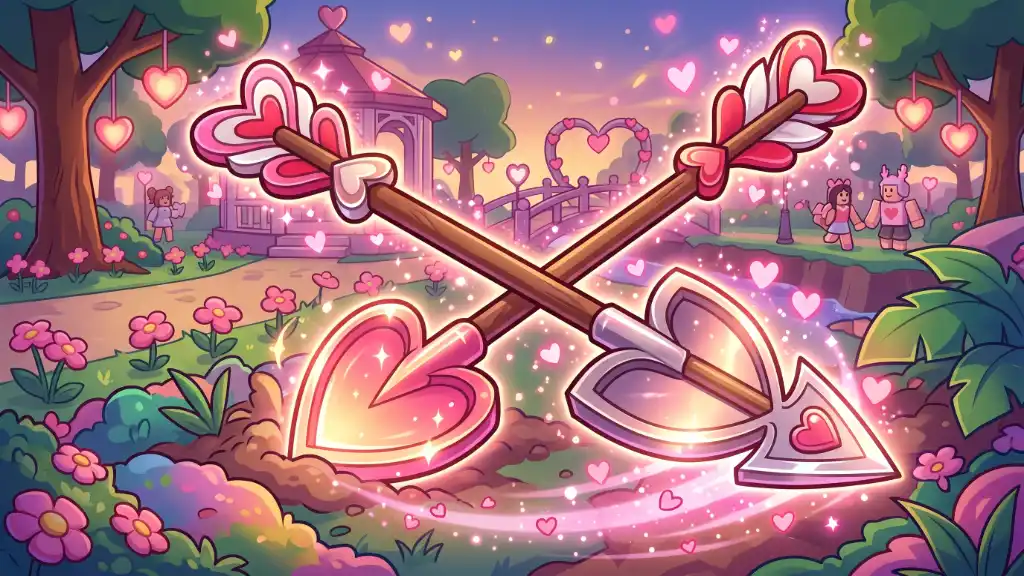 Cupid's Arrow Prospecting in actie in Roblox Prospecting