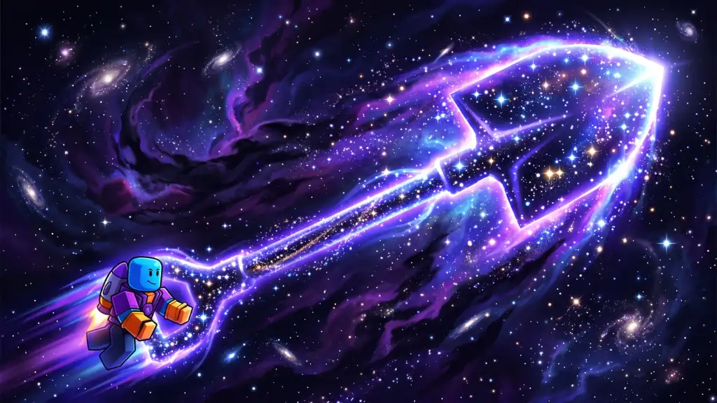 Galactic Shovel Prospecting in actie in Roblox Prospecting